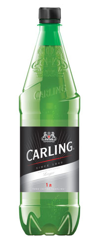 Британское пиво Carling в новой премиальной упаковке