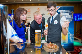 В Москве при поддержке бренда «Балтика» выбрали лучшего бармена по мастерству подачи пива и определили финалистов чемпионата мира WCC-2015