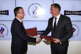 Компания «Балтика» вновь стала официальным поставщиком Олимпийского комитета России
