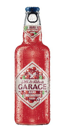 В продаже появилась брусничная новинка от Сета и Райли: GARAGE Hard Lingonberry Drink
