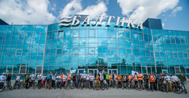Освежающая «Балтика 0» для велосипедистов: в Новосибирске состоялась вело-экскурсия на пивоварню