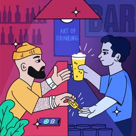 AB InBev Efes и художник Александр Тито запустили кампанию по ответственному потреблению алкоголя ART OF DRINKING